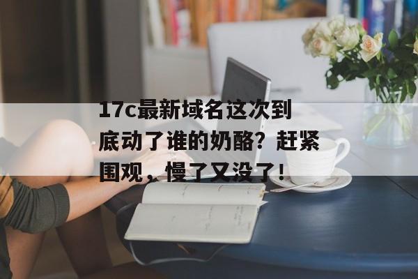 17c最新域名这次到底动了谁的奶酪？赶紧围观，慢了又没了！